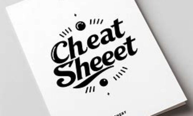 Cheat Sheet Cheat Sheet